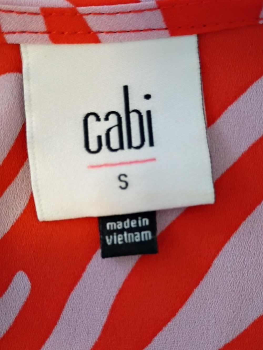 CAbi Pink and Red Zebra-Print Maxi Dress - Picture 6 of 6